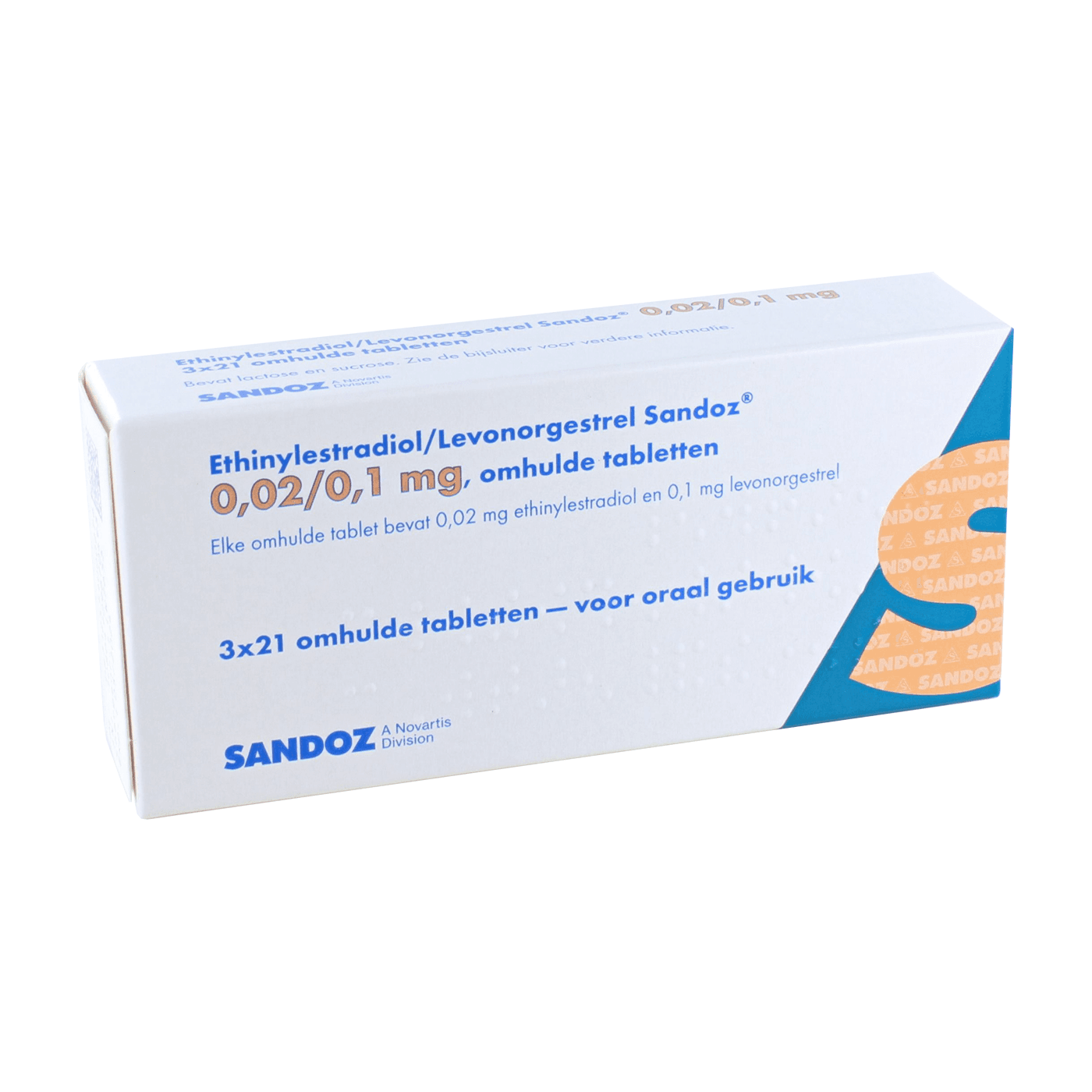 Ethinylestradiol/levonorgestrel Sandoz 20µg/100µg 3x21 Stk
